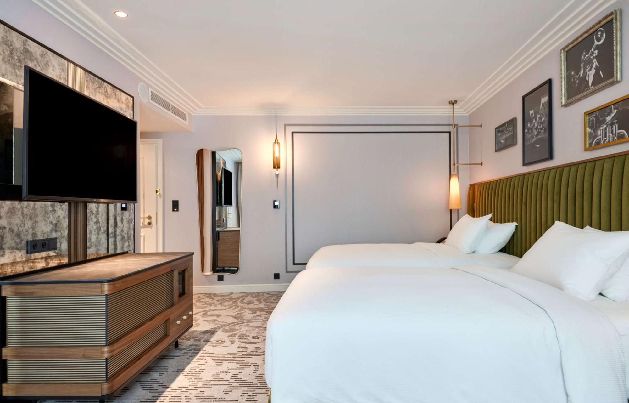 Deluxe Doppelzimmer mit Innenhof und 2 Doppelbetten