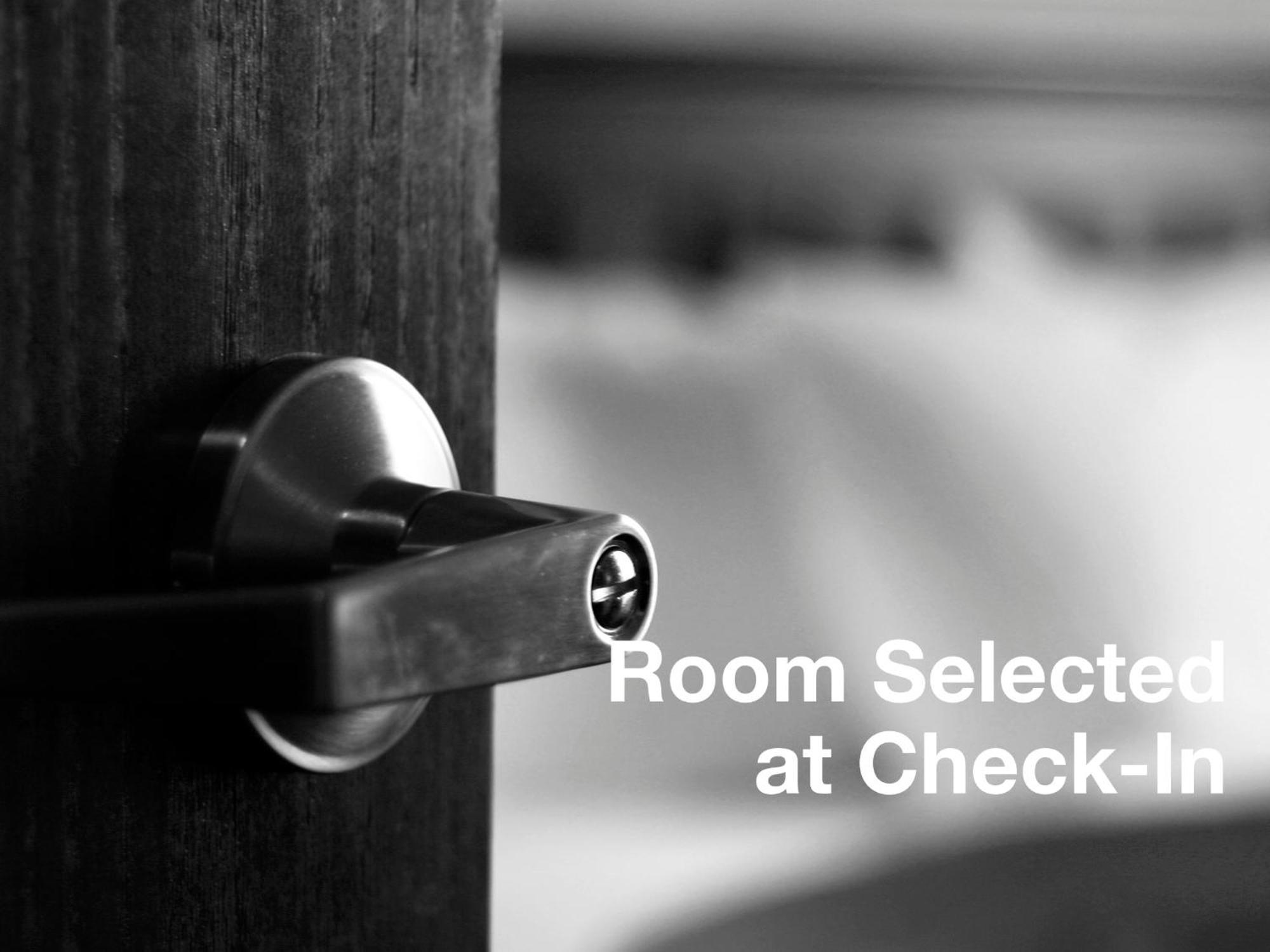 Room Selected at Check