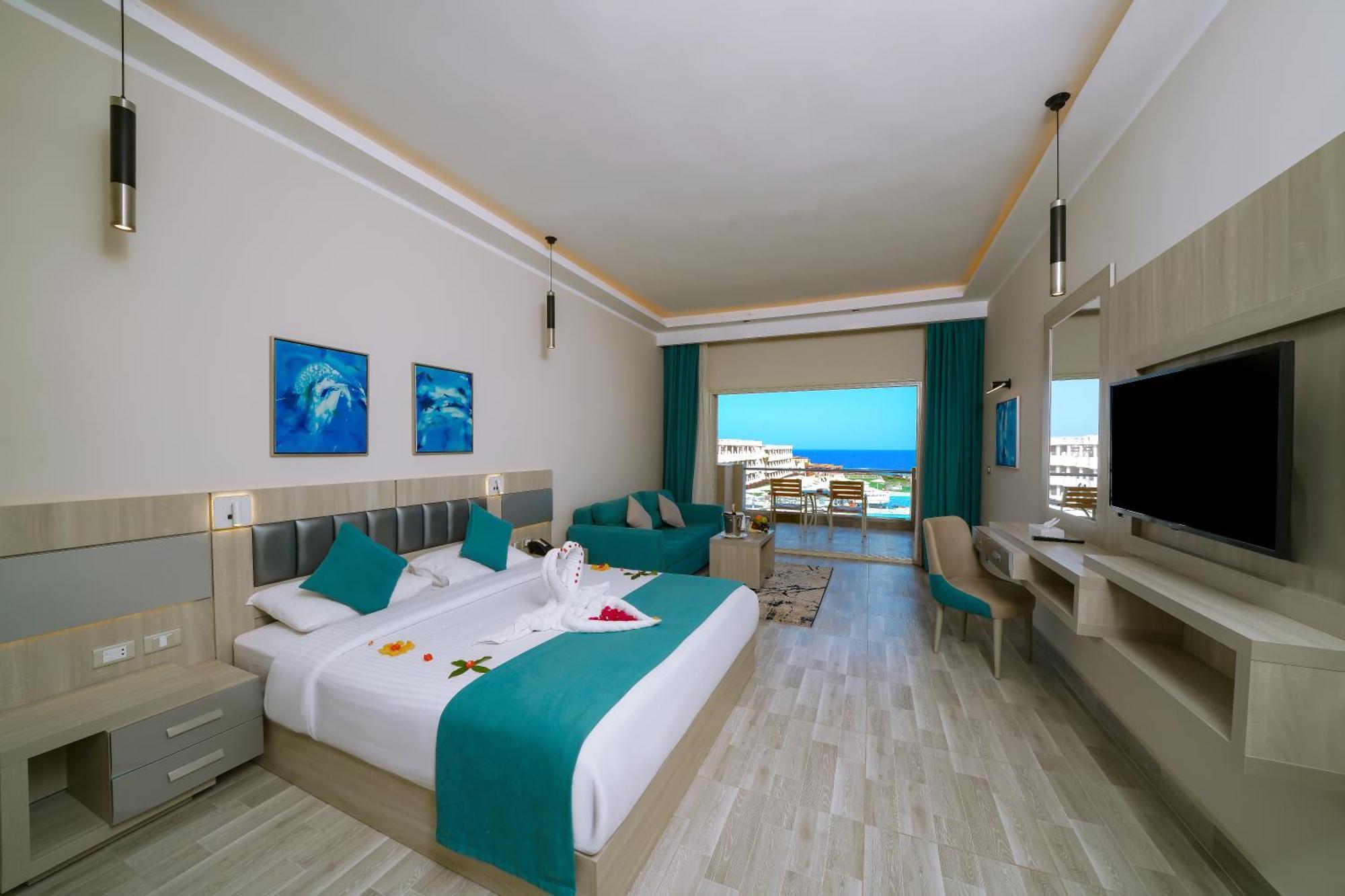 Kamer met Kingsize Bed en Uitzicht op Zee