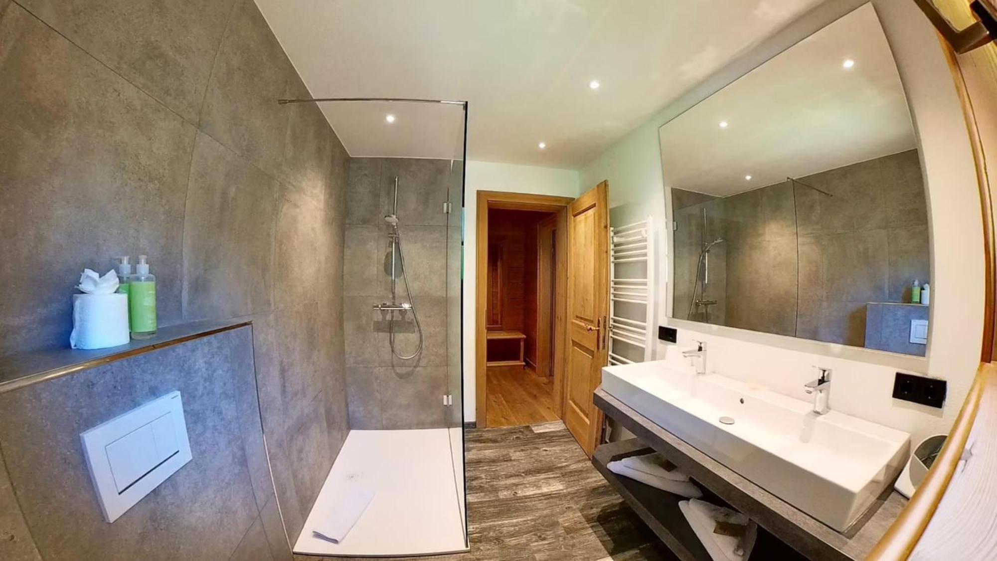 Junior Double Suite with Sofa Bed, Balcony and Mountain View