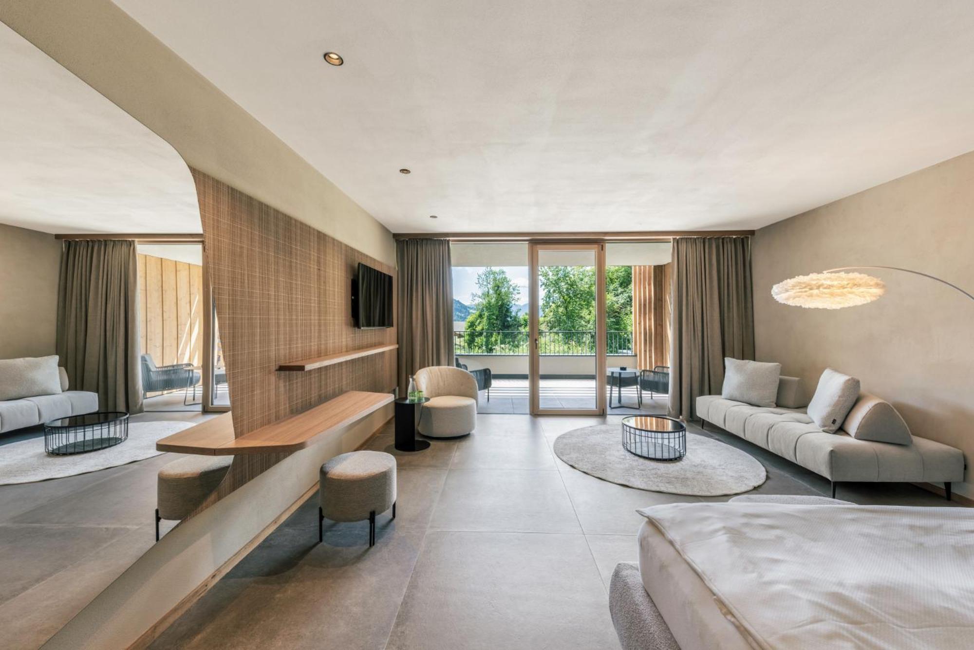 Suite mit Gartenblick