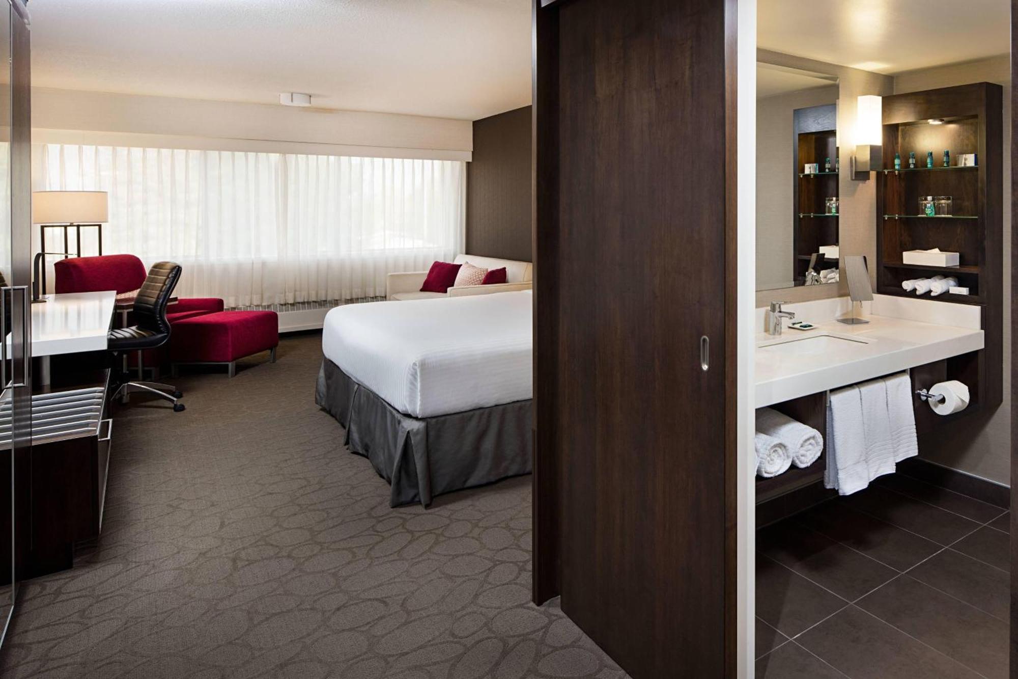 Premium King Room One King Bed Atrium Building