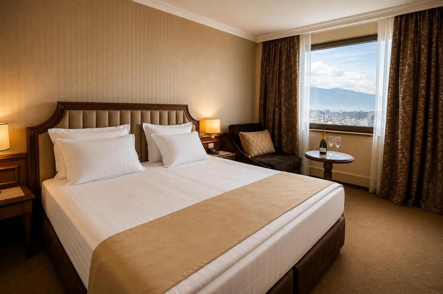 Premium Zimmer mit Kingsize-Bett