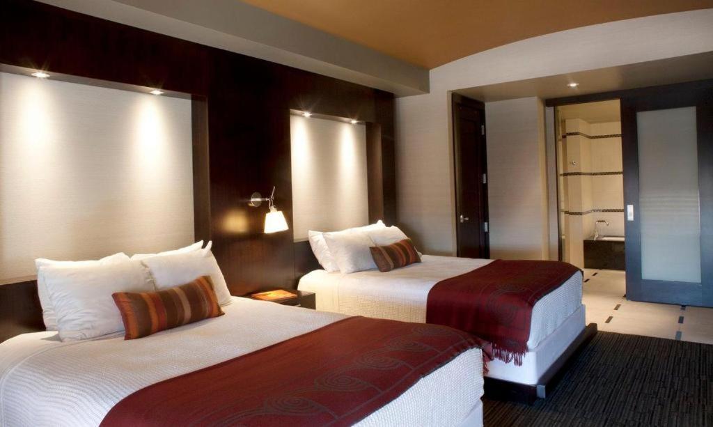 Deluxe Kamer met 2 Queensize Bedden en Uitzicht