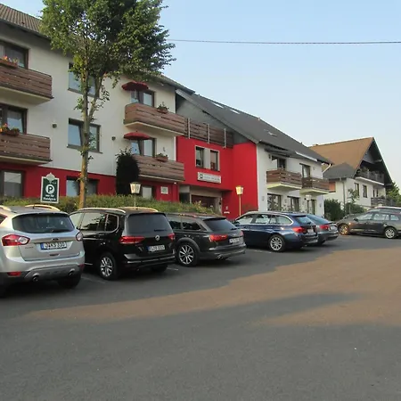 Hotel Zur Burg Nuerburg Large Car Park-2